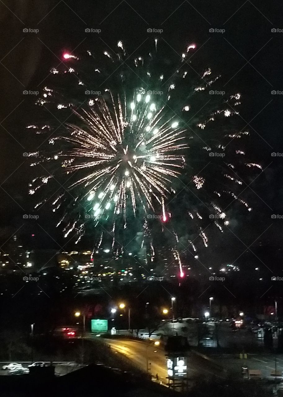 Niagara falls Canada fireworks