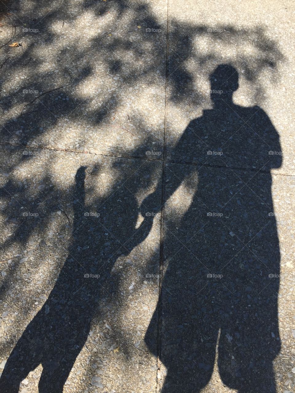 My shadow and me! 