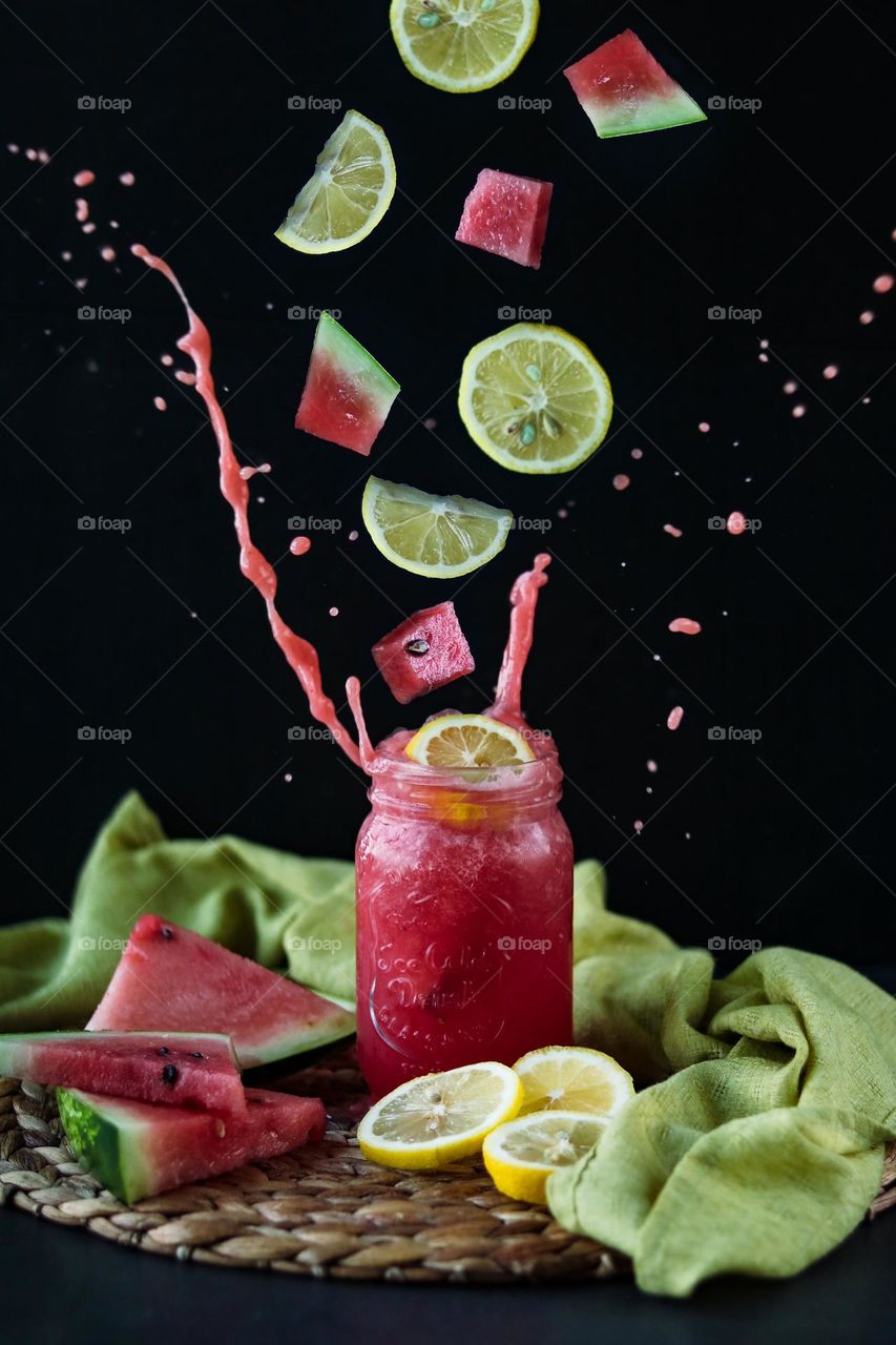 Watermelon Drink Splash