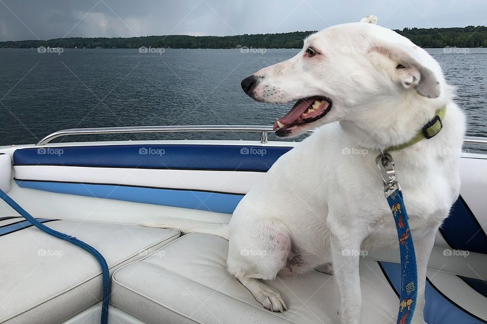 Storms rolling in on Cazenovia Lake