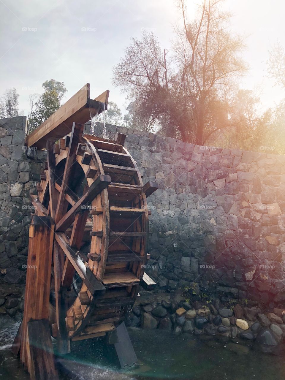 wooden water wheel, water Mill, rustic, wood