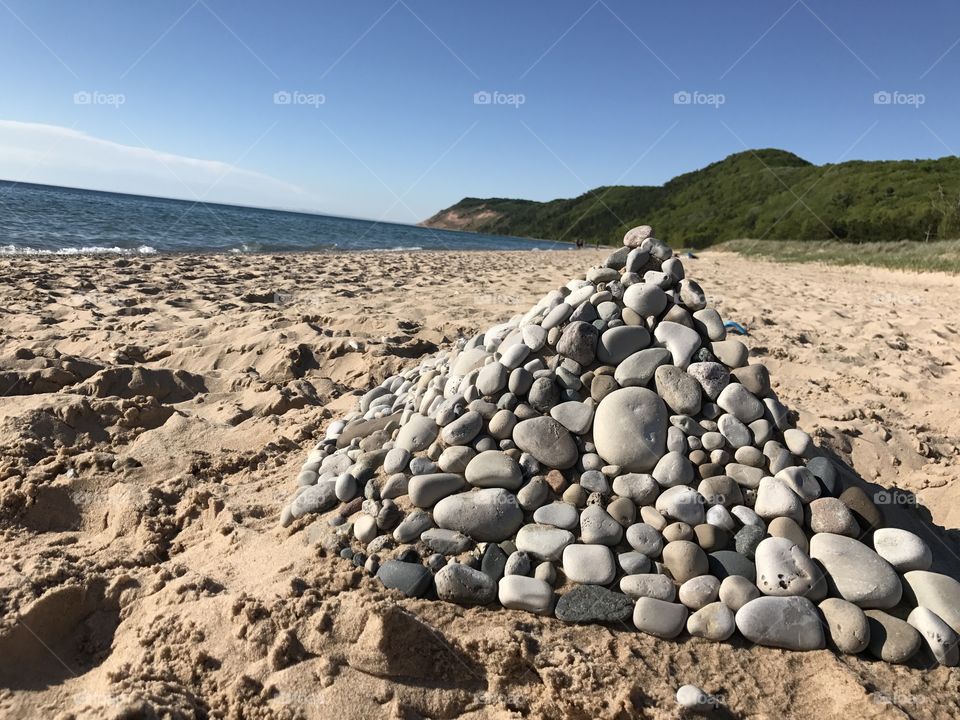 Beachy pyramid
