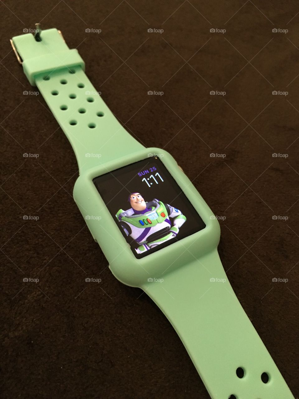 Green Apple Watch 