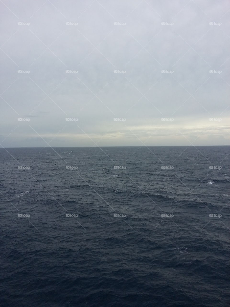 Where the ocean meets the sky.