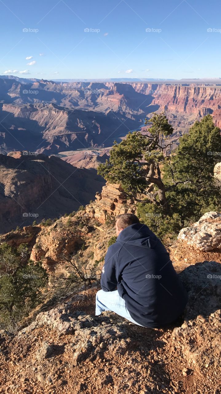 Grand Canyon, pondering creation