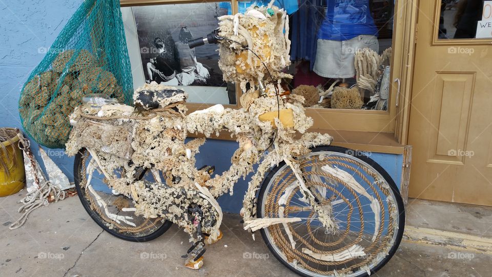 Decorated bike