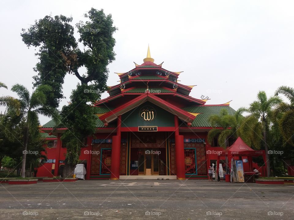 mosque with Chinese architecture
