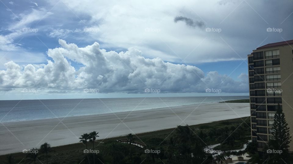 Ocean view from 9th floor