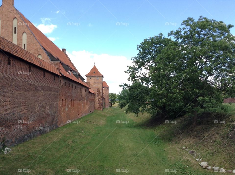 Dry gang of Malbork castle