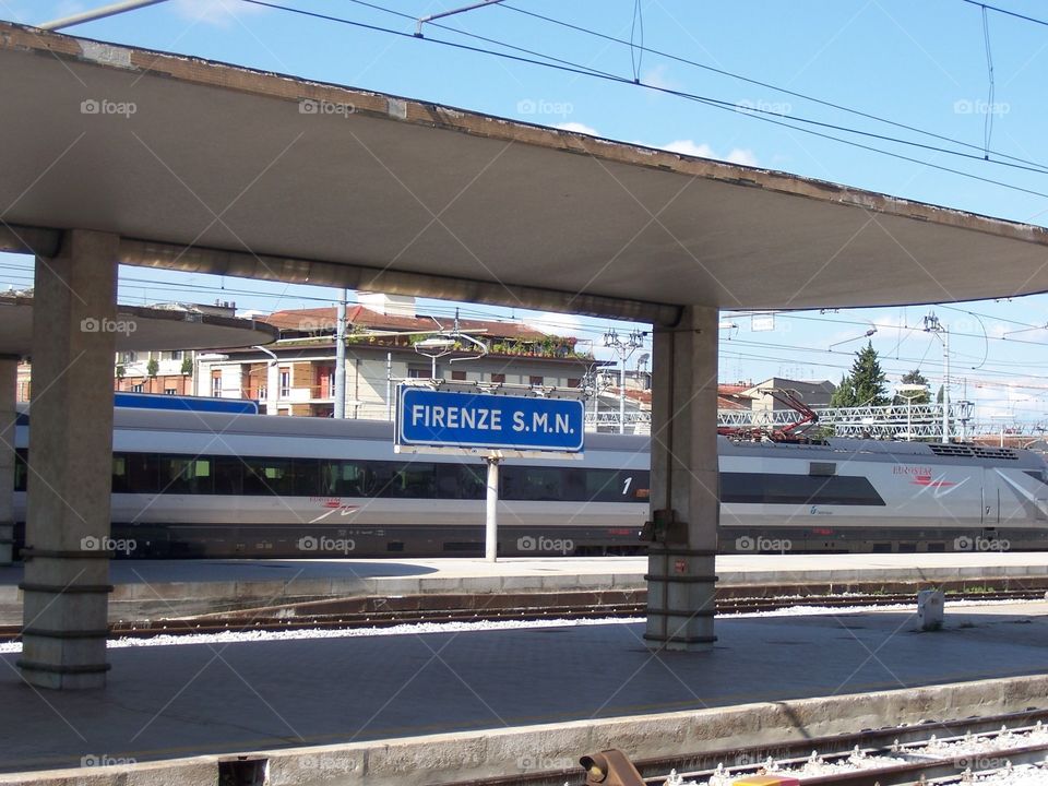 Train station in Florence, Italy 