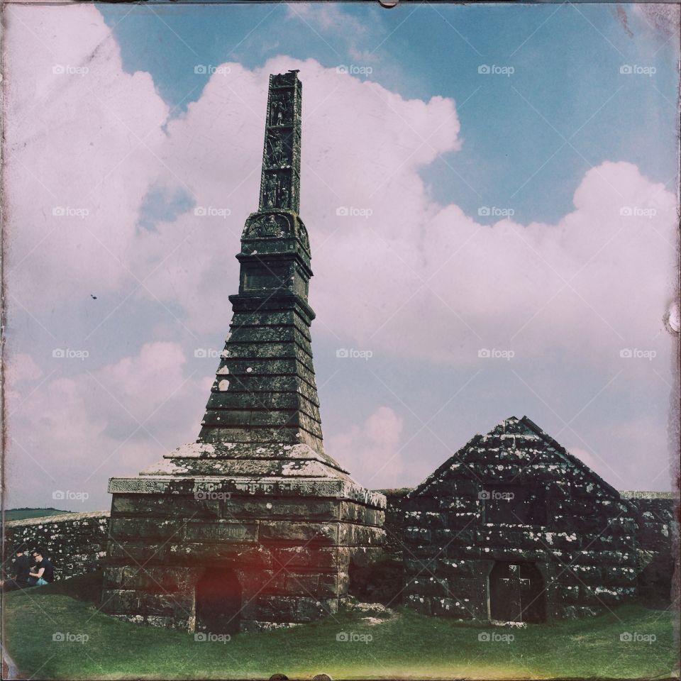 Cemetery . Roth castle Ireland 