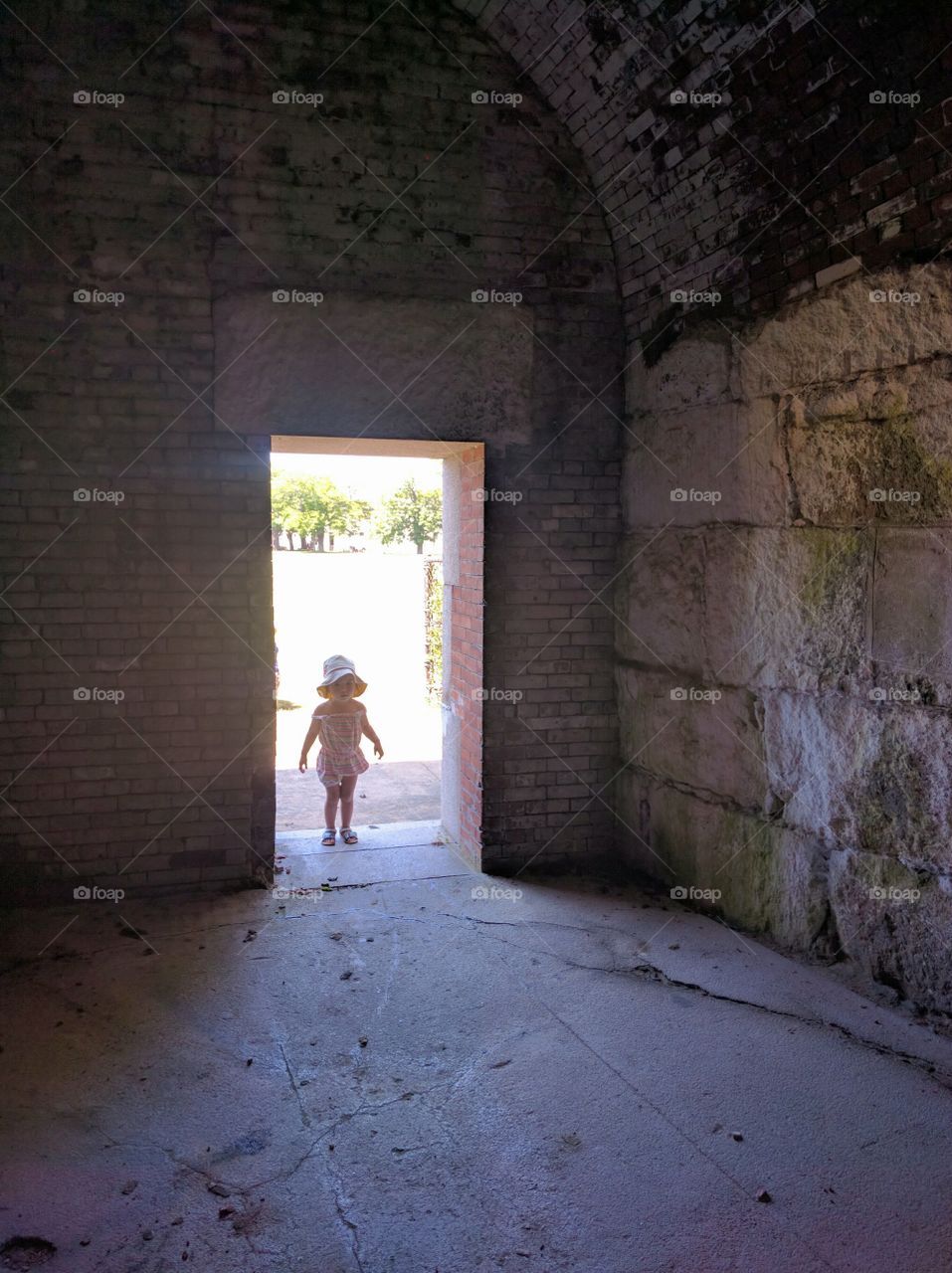 Little Human in a Doorway