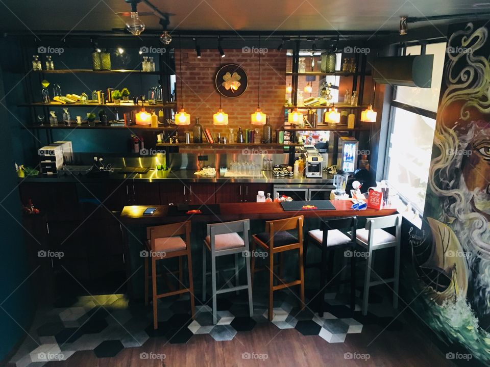 Cozy bar