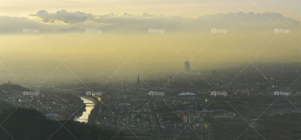 Turin from the hill