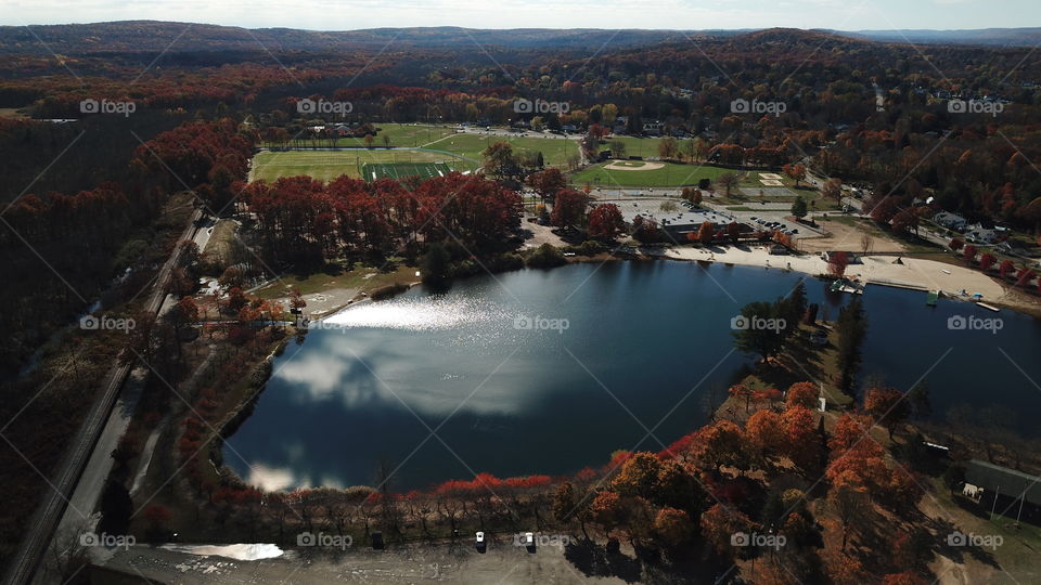 Above Horseshoe Lake in the Fall