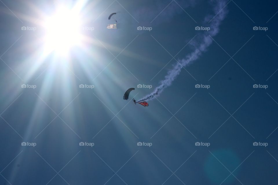 Parachute jump 