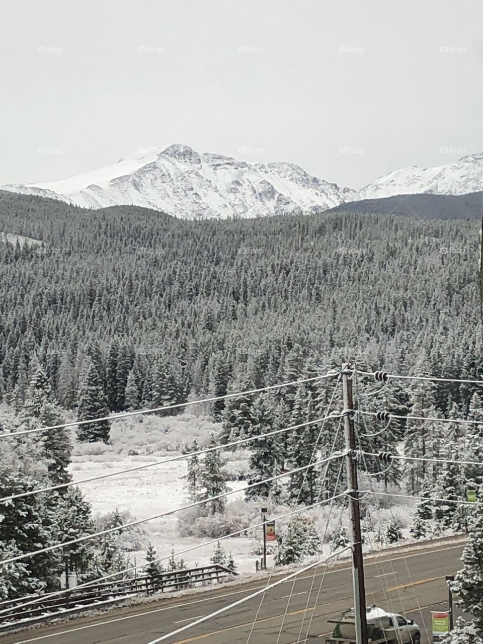 Snow mountain 