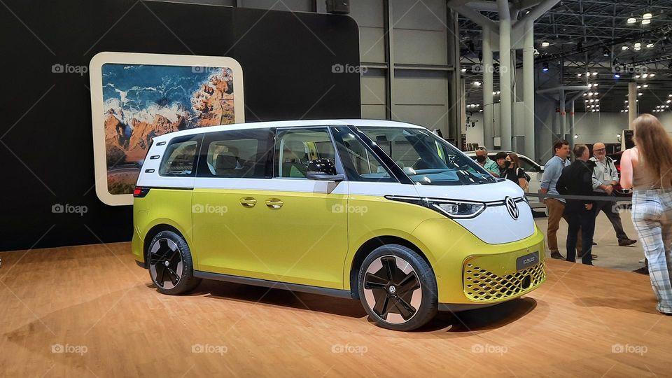 Volkswagen I.D Buzz at the New York Autoshow.