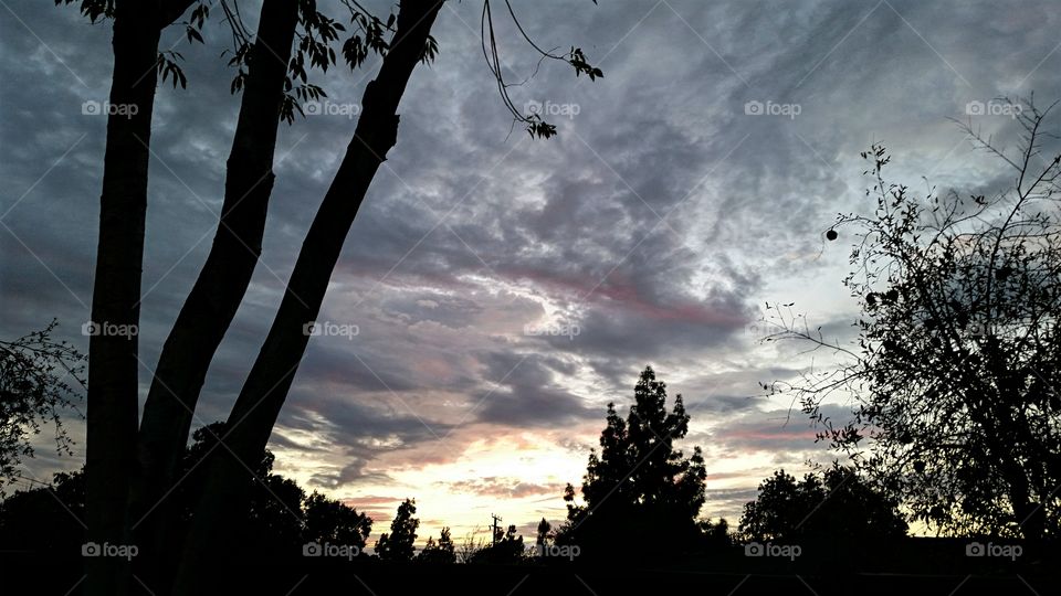 Cloudy Sunset