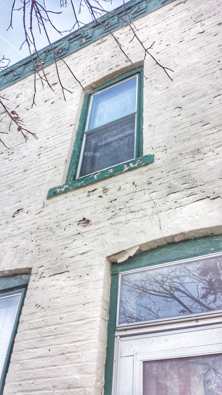 Green Trimmed Windows