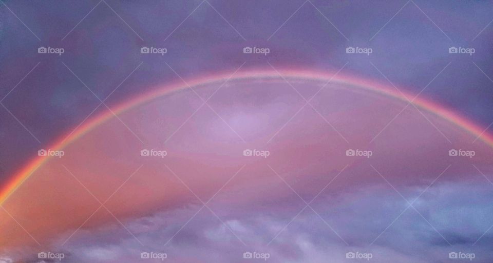 Rainbow in the south Texas sky