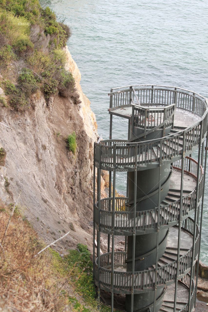 Pismo Beach stairs to nowhere