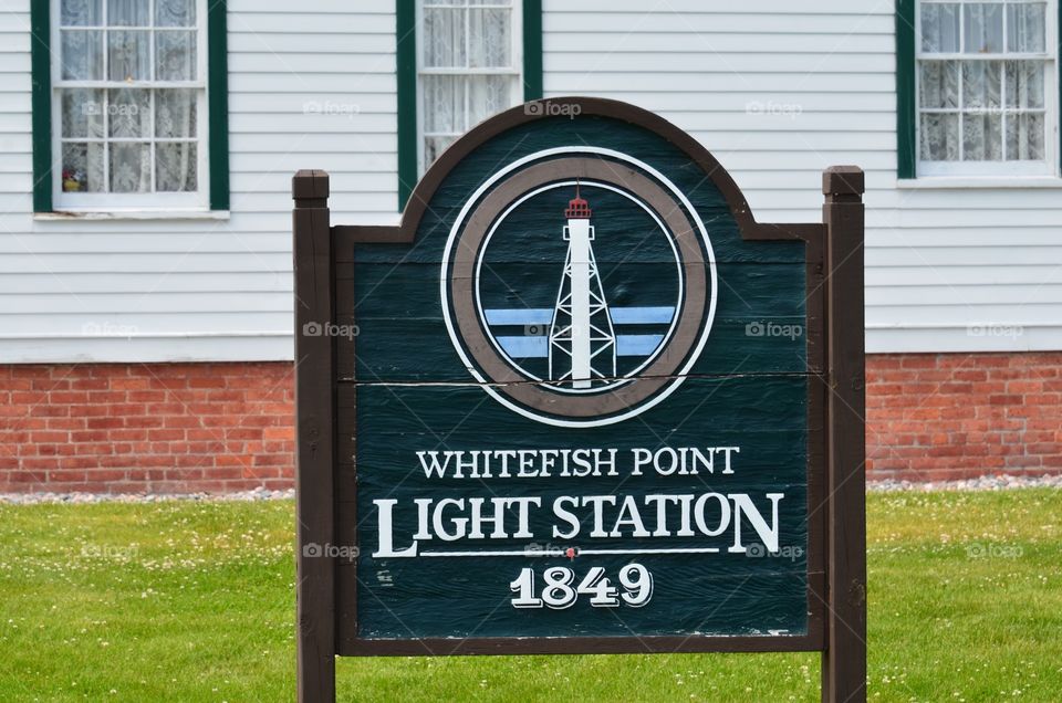 Lighthouse sign