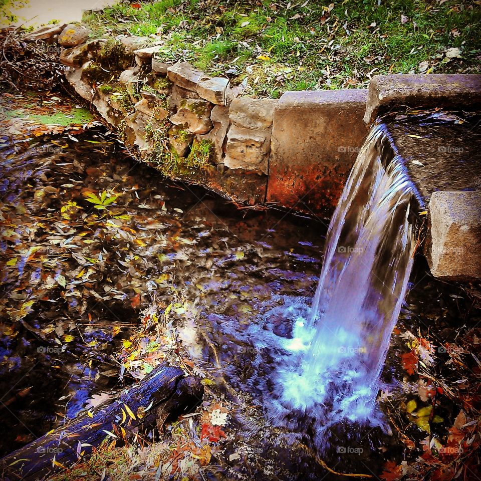 waterfall. waterfall at my cousins wedding