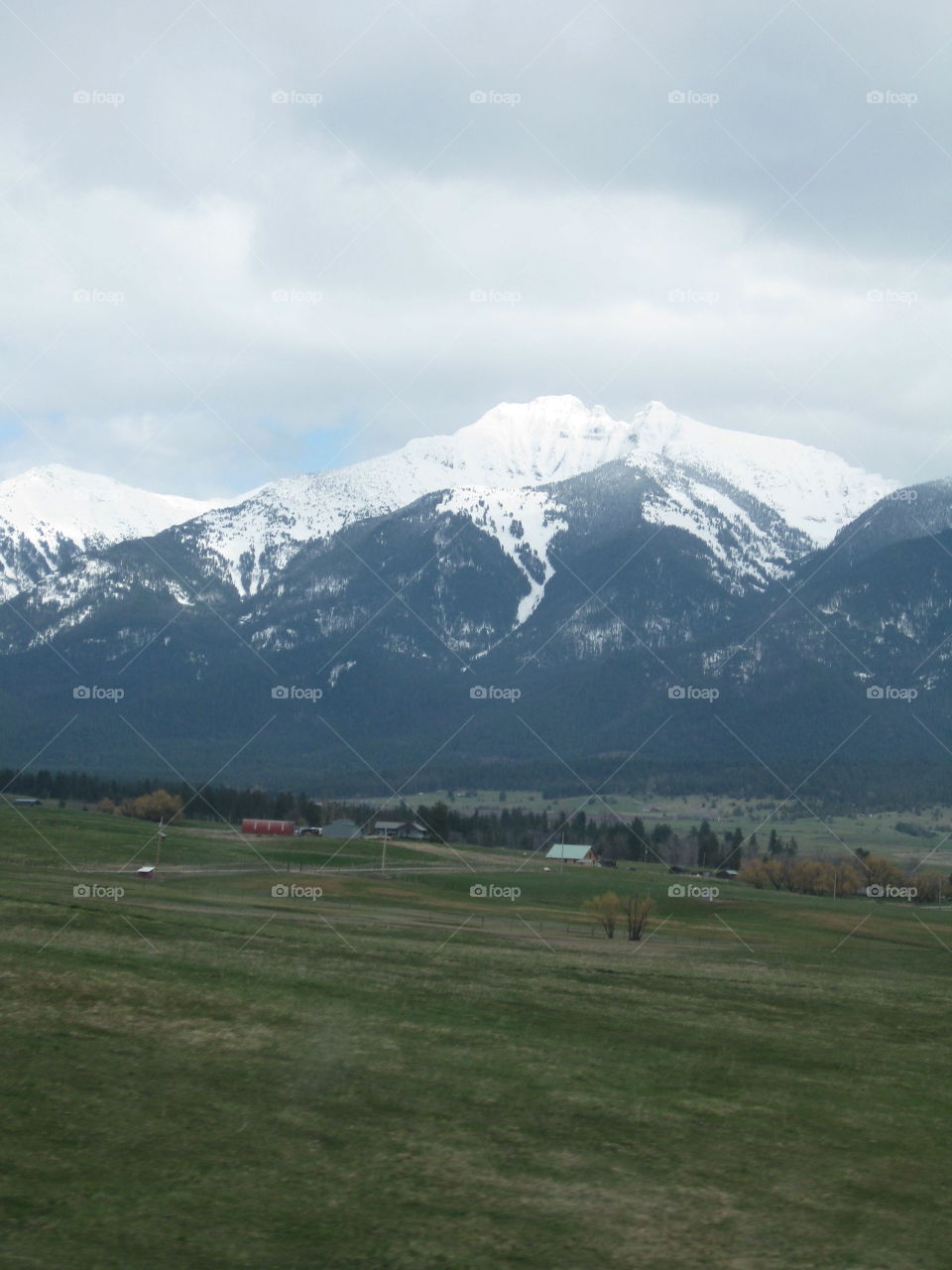 Mission Mountains in St. Ignatius, Montana.