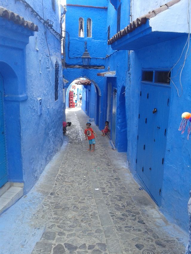 chefchaoun morocco. north of morocco