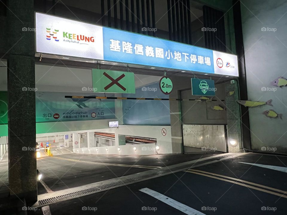 Underground parking lot