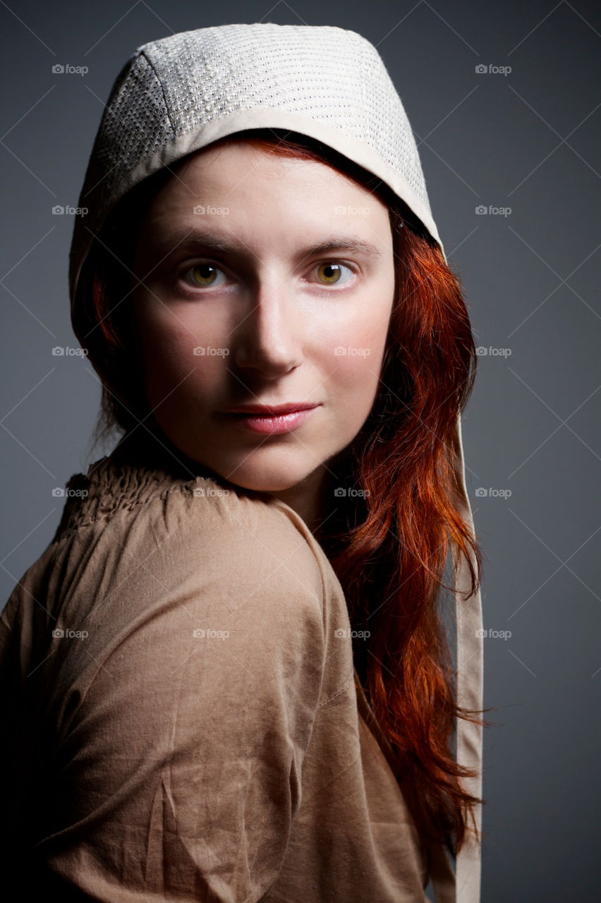 woman face painting portrait by laurentlegeradame