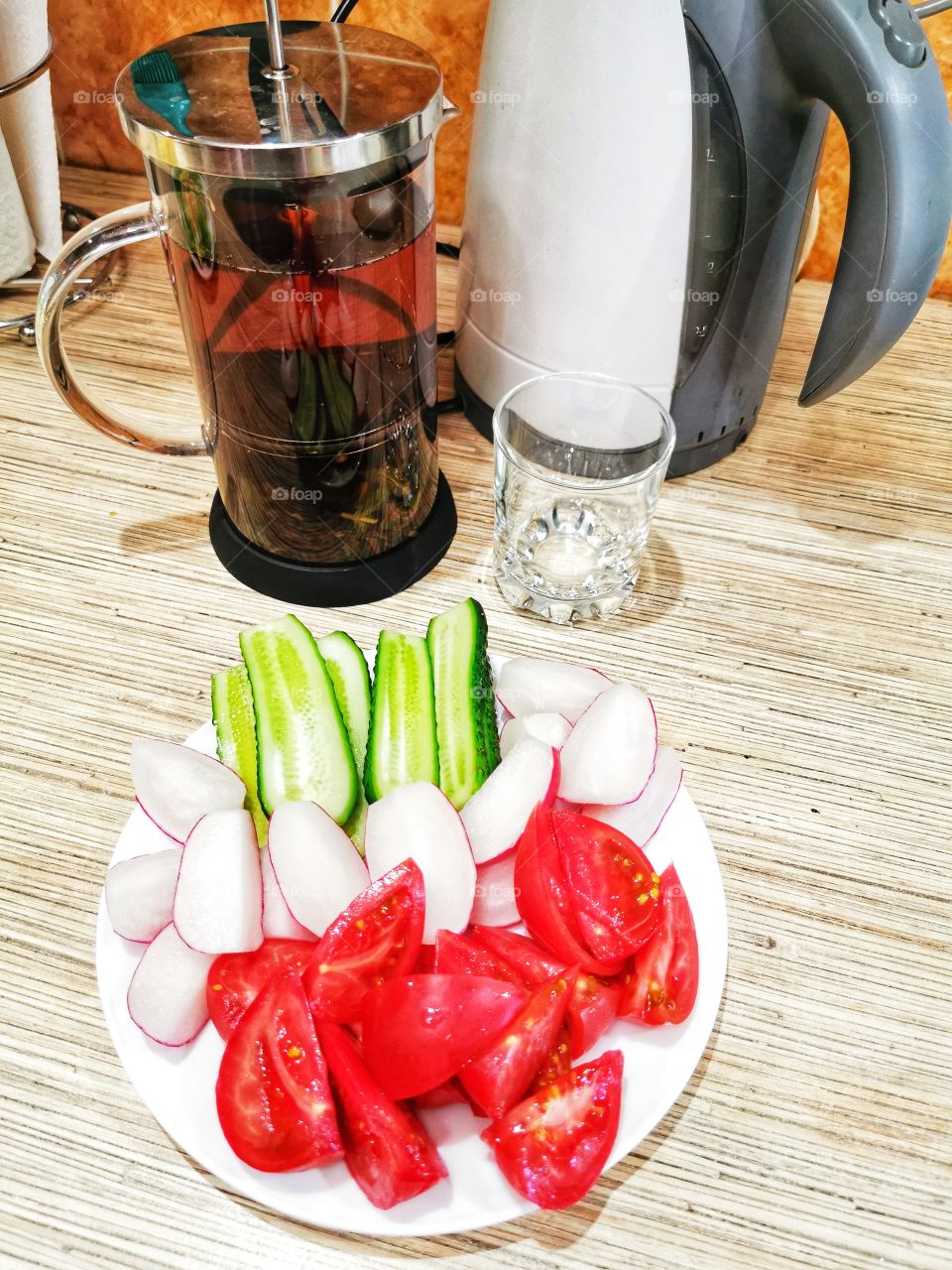 Food yummy served table day part