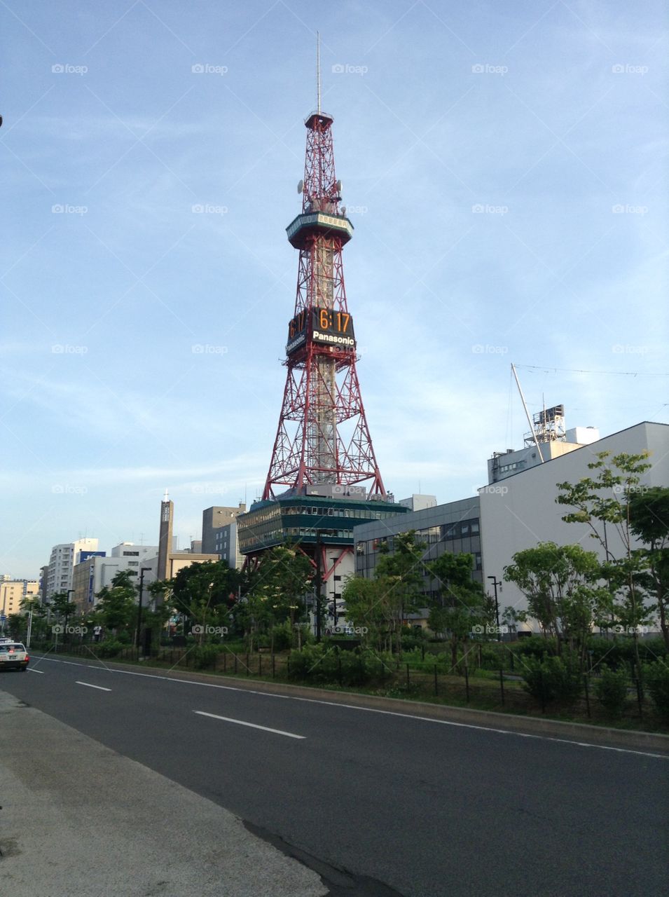 Sapporo tv tower. Hokkaido japan 
