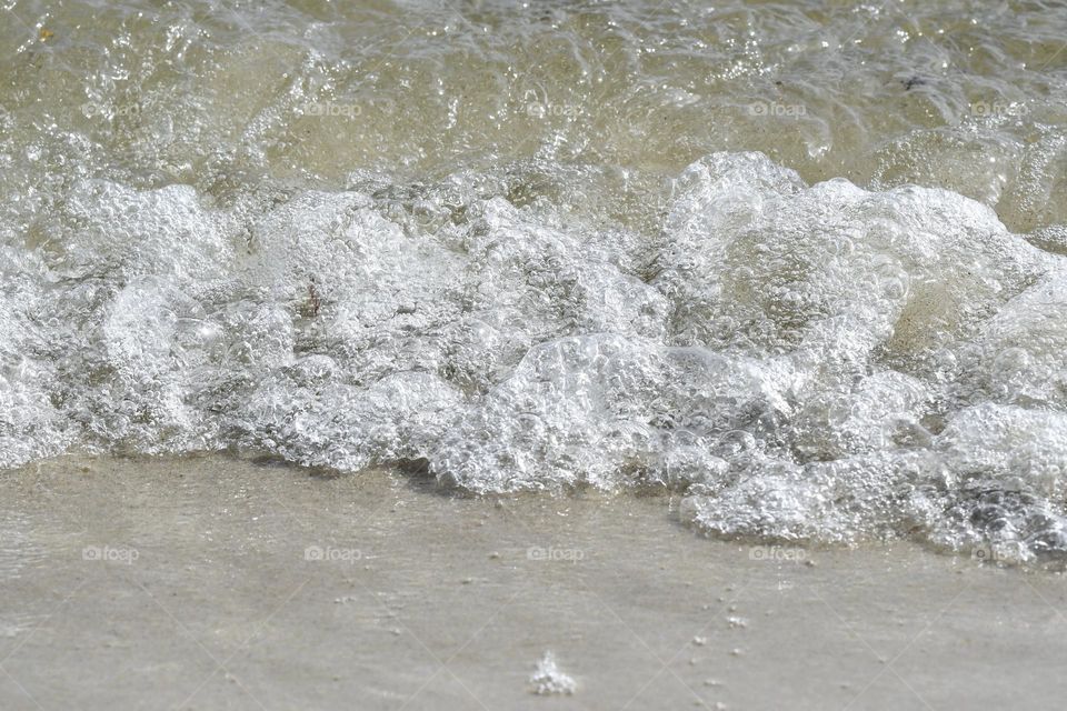 A wave on the beach