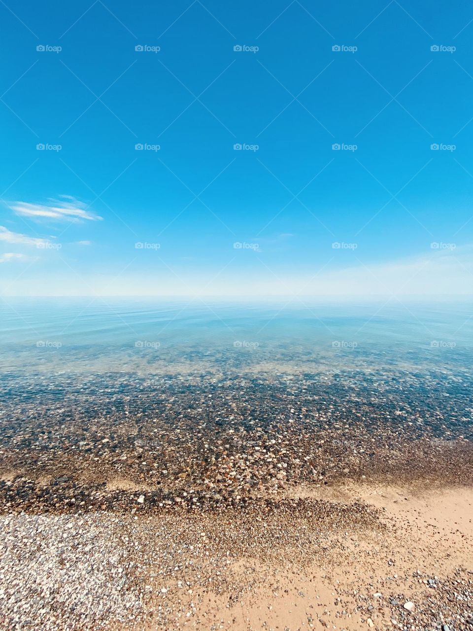 Rocks on the Shores of Lake Superior in the Upper Peninsula of Michigan