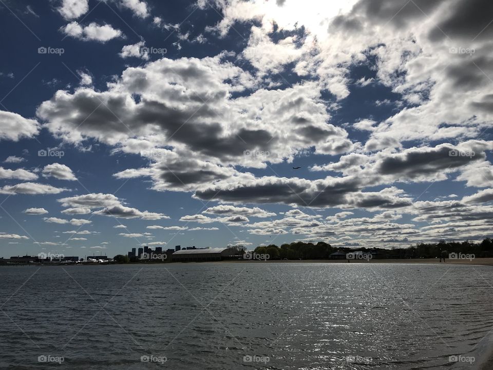 View from Constitution Beach, Boston 