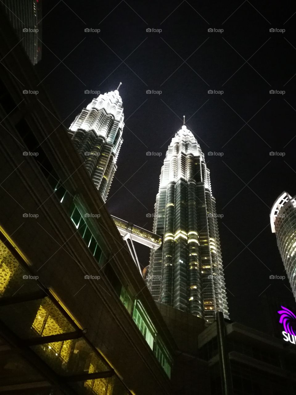 Klcc Kuala Lumpur twin towers landscape