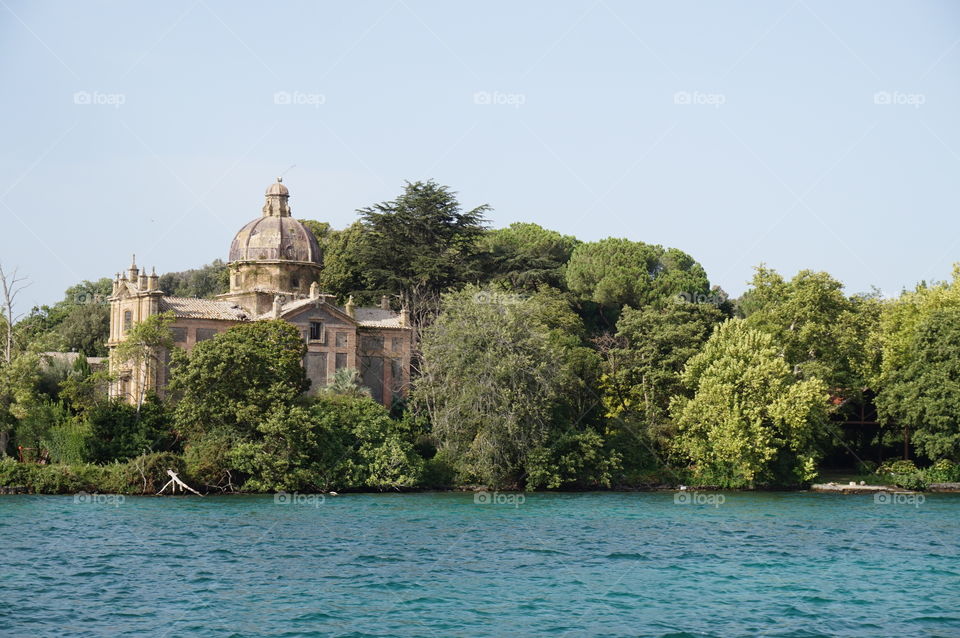 Island on Bolsano Lake