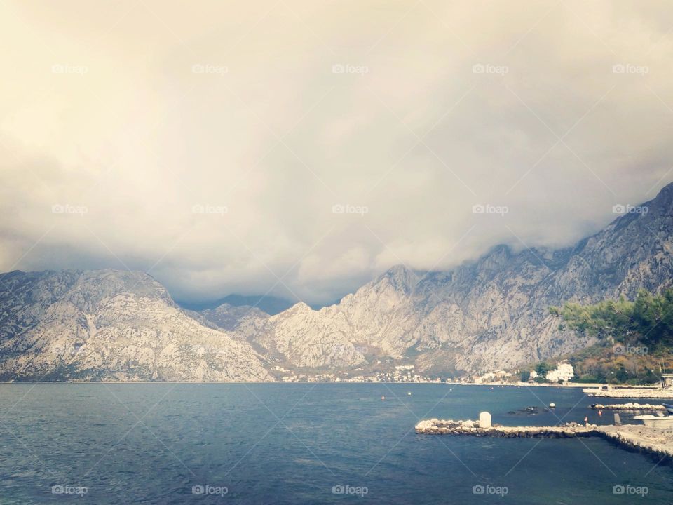 Clouds before the storm ..