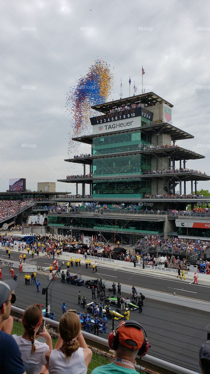 2019 Indy 500 - Pagoda / Balloon Release