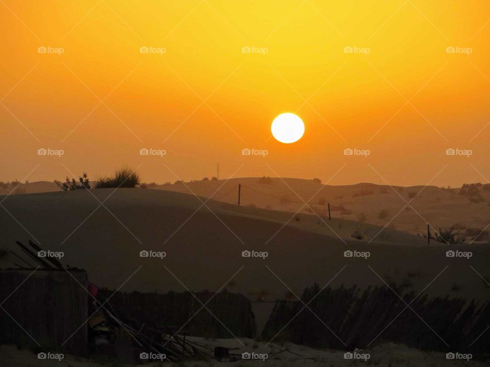 Sunset in Alentejo, Portugal