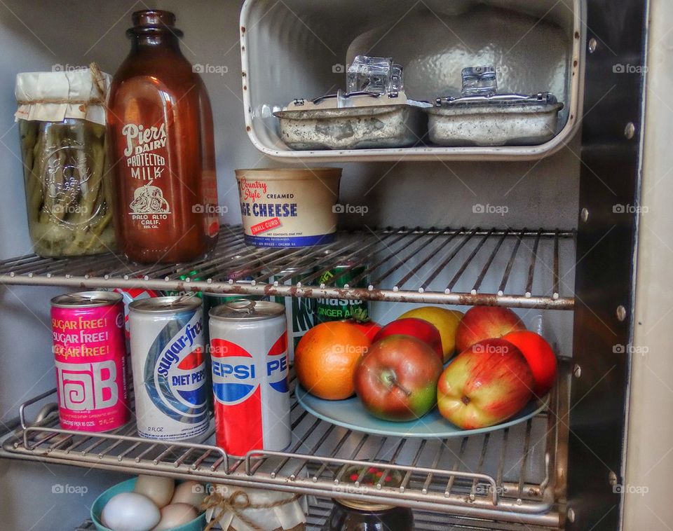 1960s Vintage Fridge