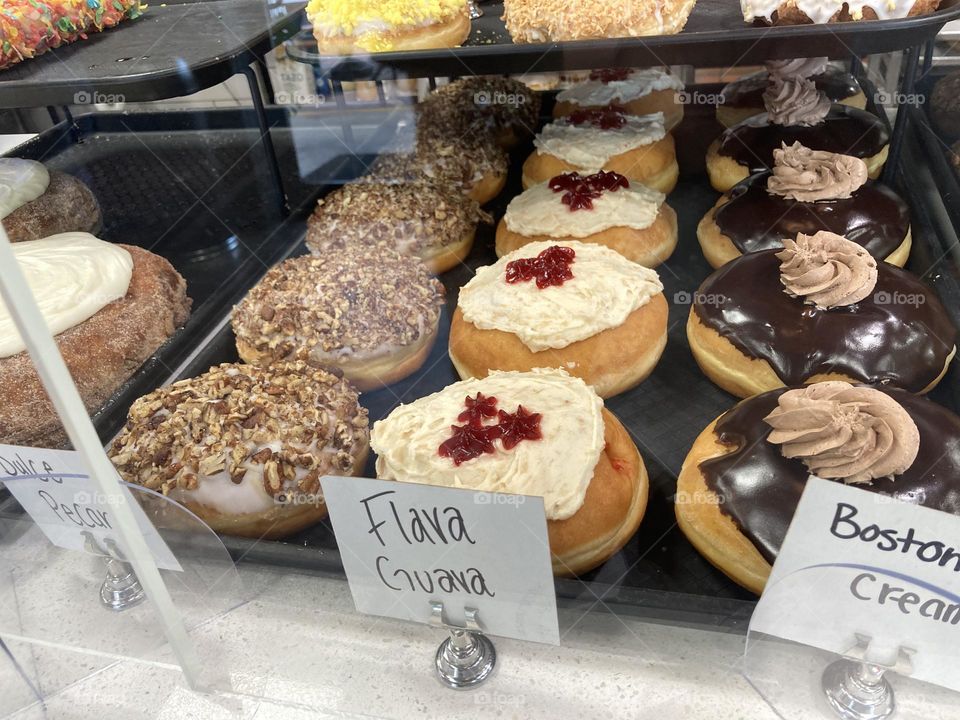 Huge delicious donuts at DG Donuts 🍩