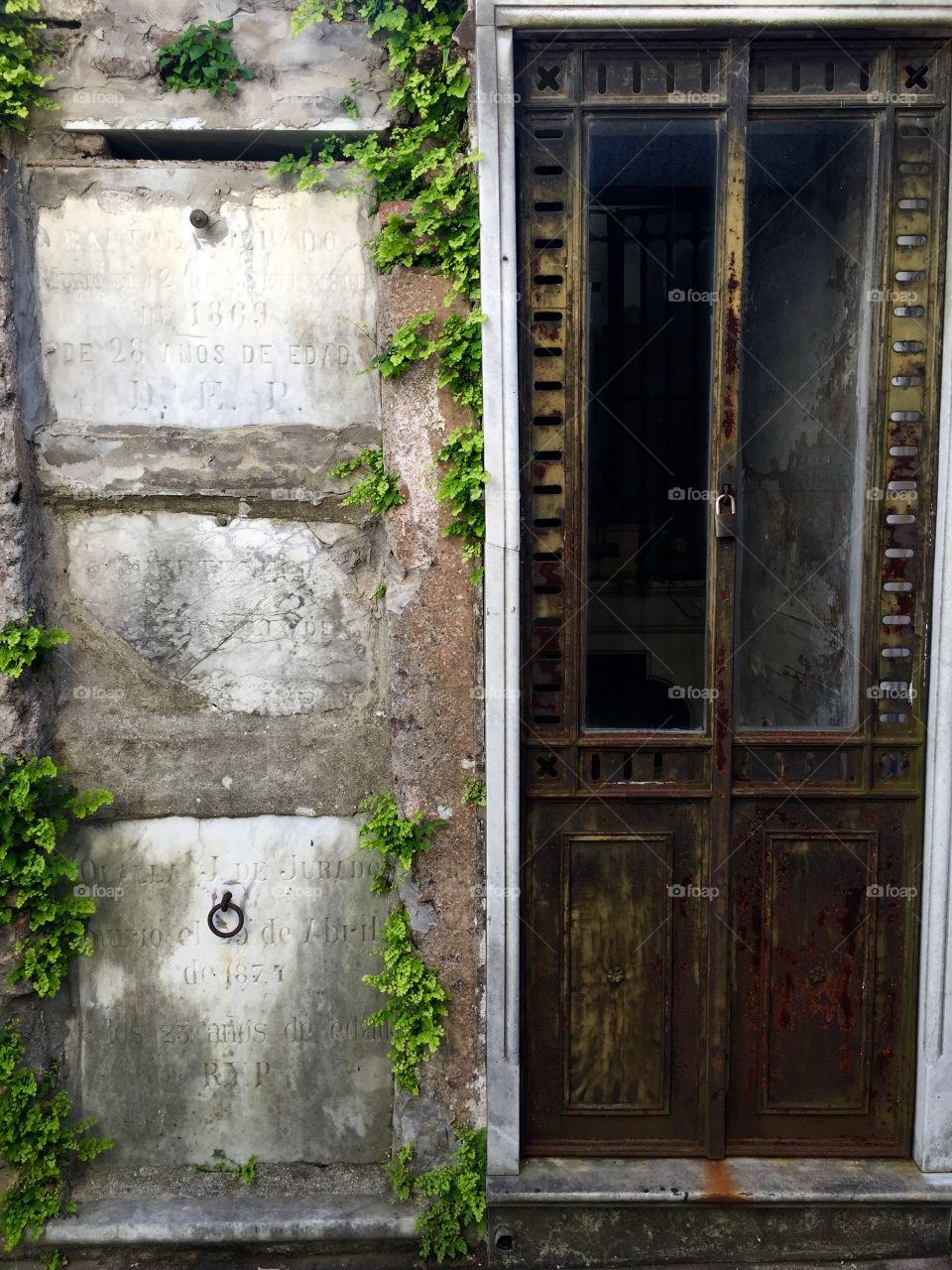 Cemetery doors  