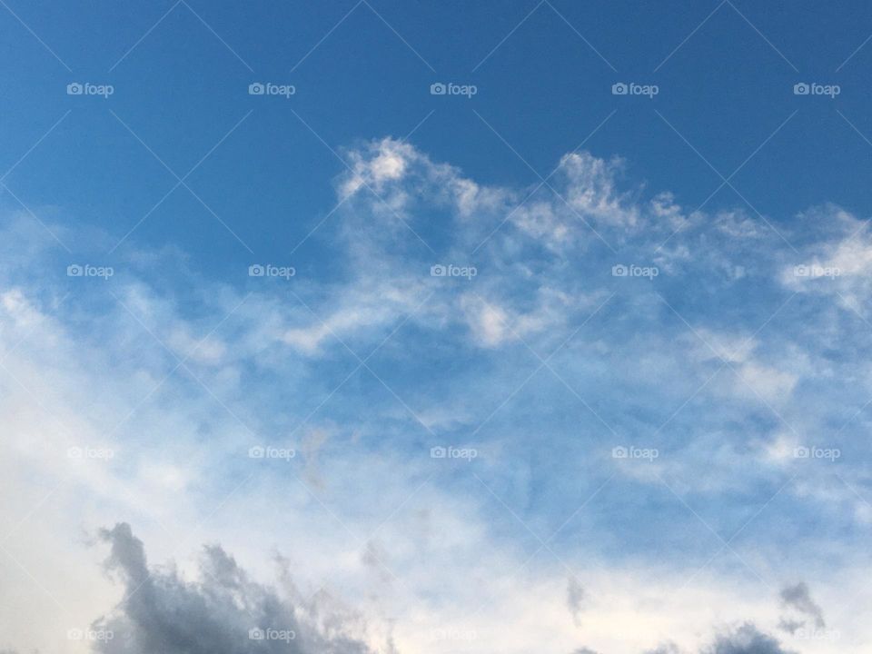 I don’t know about you, but I see an angel’s face floating in these clouds at the top and in the middle, and waving?