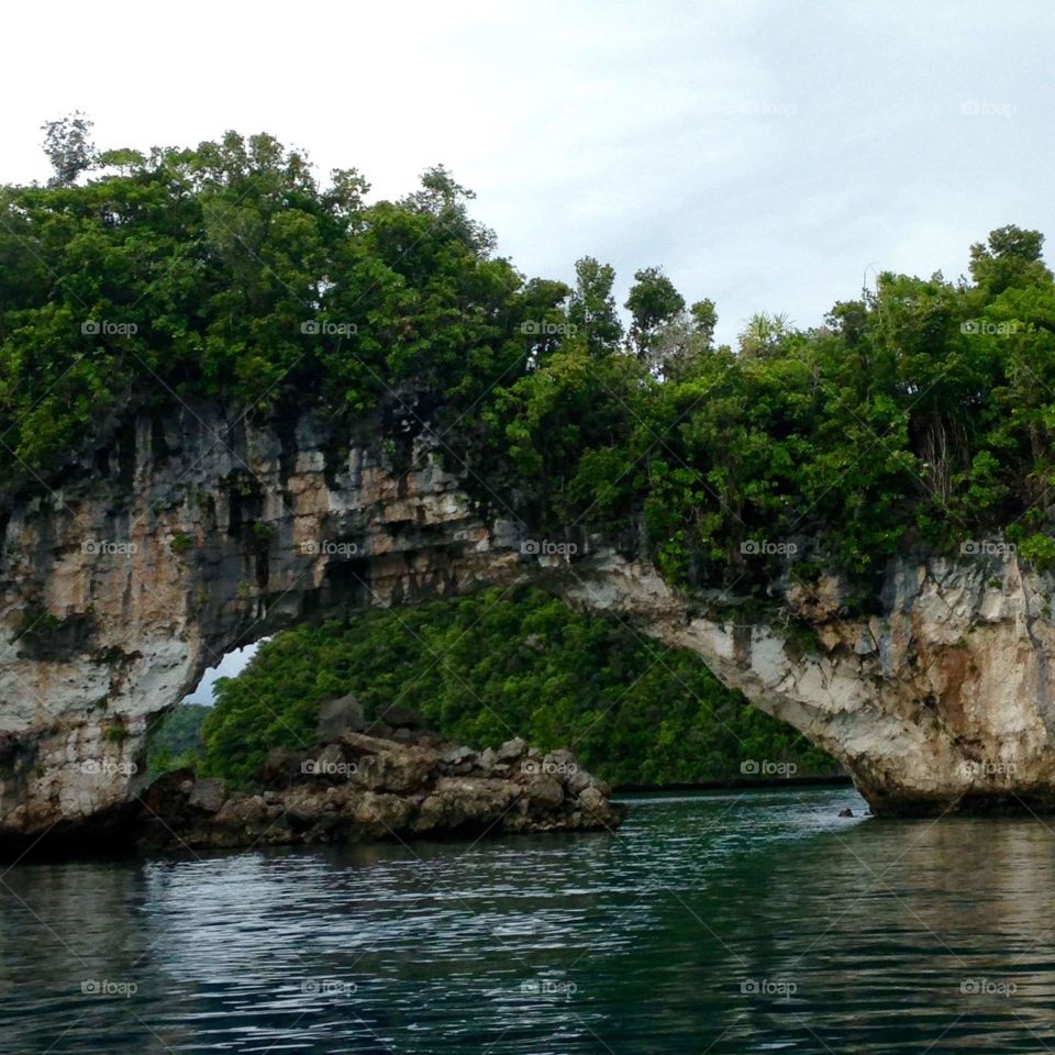 Rock Island in Palau 