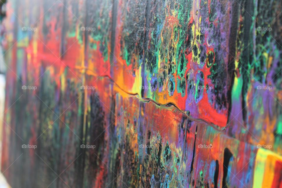 Rainbow pride colors