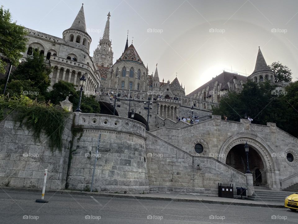 Buda castle glow 