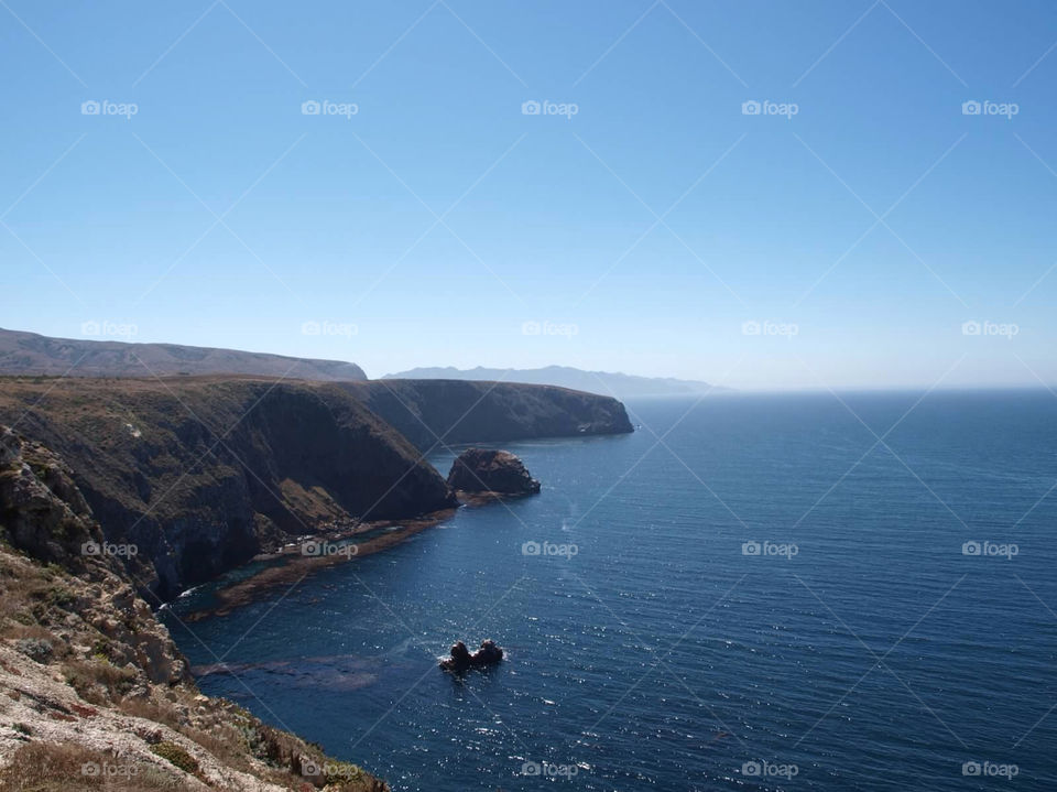 ocean california harbor channel islands by ezdrossi